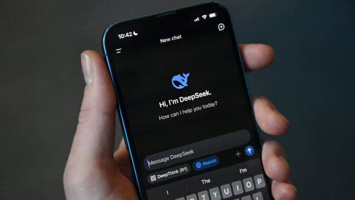 App DeepSeek en un movil