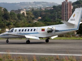 avioneta cessna 550 de la FANB