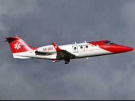 avion de filadelfia ambulancia