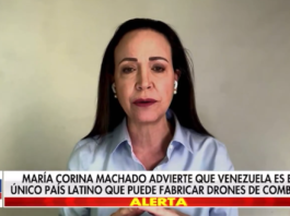 Maria Corina Machado denuncia que el gobierno de Venezuela podria producir armas de destrucción masivas